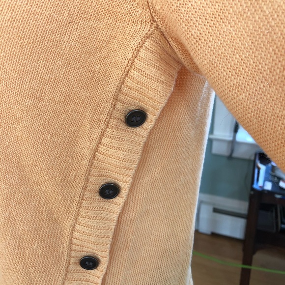 Eileen Fisher Yellow Linen Sweater Size Small - Picture 5 of 7